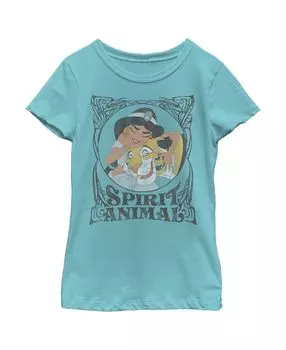 Детская футболка Aladdin Jasmine Spirit Animal для девочек Disney