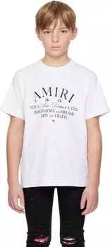 Детская футболка «Arts District» AMIRI, белый