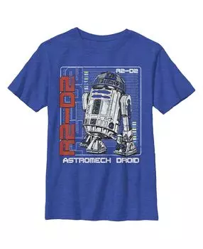 Детская футболка «Астромеханик» в стиле ретро «Звездные войны R2-D2» для мальчика Disney Lucasfilm