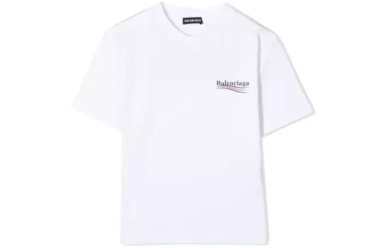 Детская футболка Balenciaga, белый
