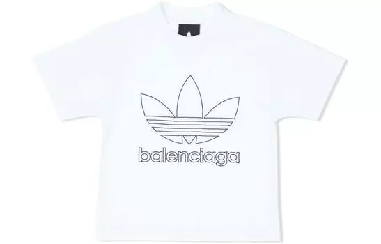 Детская футболка Balenciaga, белый