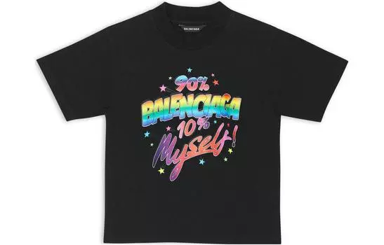 Детская футболка Balenciaga, черный