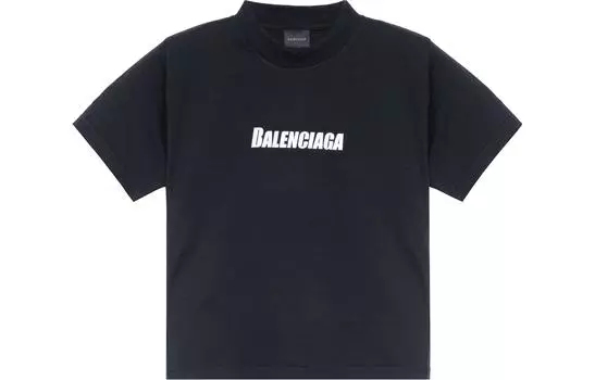 Детская футболка Balenciaga, черный