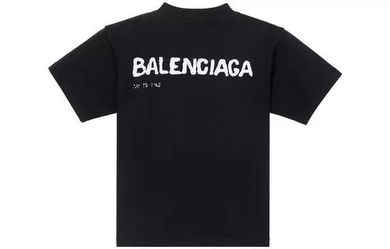 Детская футболка Balenciaga, черный