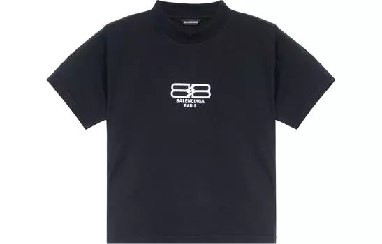 Детская футболка Balenciaga, черный