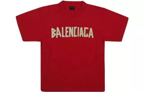 Детская футболка Balenciaga, красный