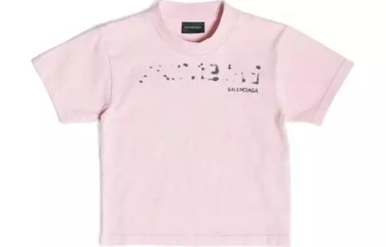 Детская футболка Balenciaga, Розовый