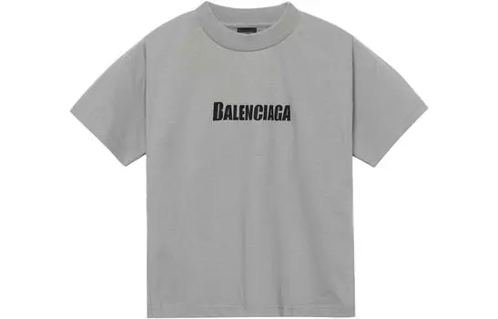 Детская футболка Balenciaga, серый