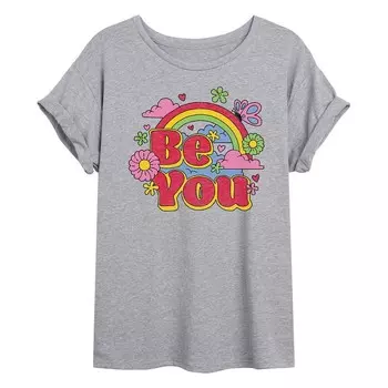 Детская футболка Be You Flowy Licensed Character, серый
