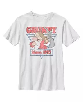 Детская футболка «Белоснежка и семь гномов, сварливая с 37 года» для мальчиков Disney