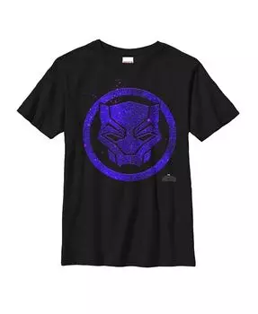 Детская футболка Black Panther 2018 Ember Mask для мальчиков Marvel, черный