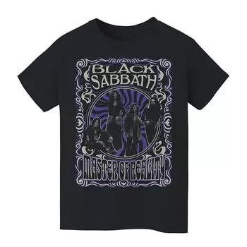 Детская футболка Black Sabbath Master of Reality с рисунком 8–20 лет Licensed Character, черный