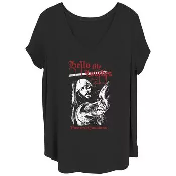 Детская футболка больших размеров с изображением Джека Воробья «Пираты Карибского моря» Hello Lovelies от Disney Disney