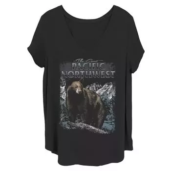 Детская футболка больших размеров с изображением медведя Great Pacific Northwest Bear Licensed Character