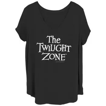 Детская футболка больших размеров с логотипом The Twilight Zone и графическим рисунком Licensed Character