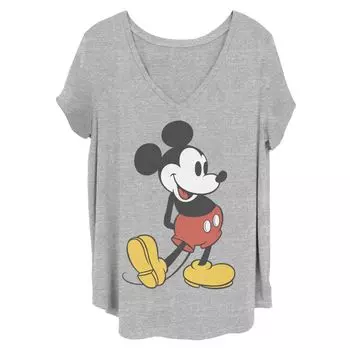 Детская футболка больших размеров с Микки Маусом Disney's в винтажном стиле с рисунком Disney