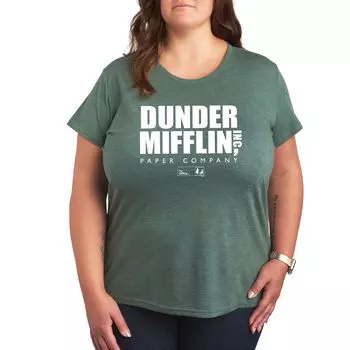 Детская футболка больших размеров The Office с логотипом Dunder Mifflin Licensed Character
