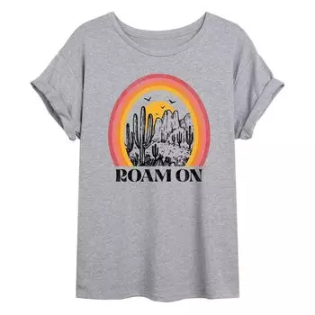 Детская футболка большого размера с рисунком Desert "Roam On" Licensed Character