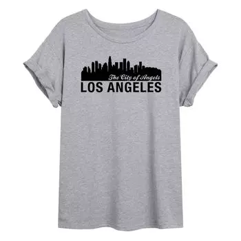 Детская футболка большого размера с рисунком Los Angeles Skyline Licensed Character