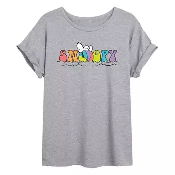 Детская футболка большого размера с рисунком Peanuts Beach Ball Snoopy Licensed Character