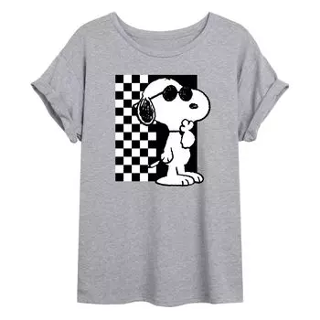 Детская футболка большого размера с рисунком Peanuts Cool Snoopy Licensed Character
