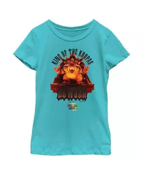 Детская футболка Bowser King of the Koopas из фильма Super Mario Bros. для девочек Nintendo