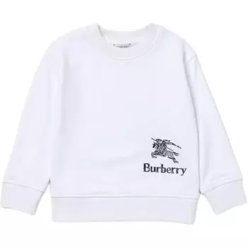 Детская футболка Burberry, белый