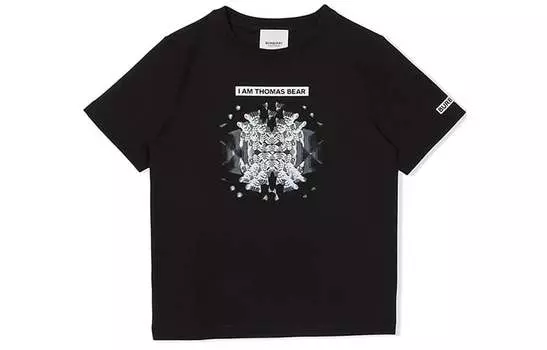 Детская футболка Burberry, цвет Black