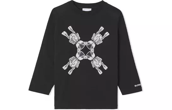 Детская футболка Burberry, цвет Black