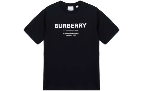 Детская футболка Burberry, цвет Black