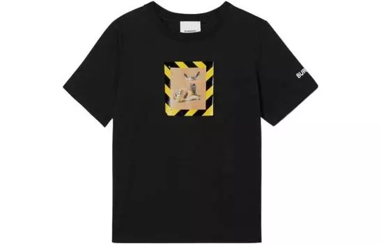 Детская футболка Burberry, цвет Black