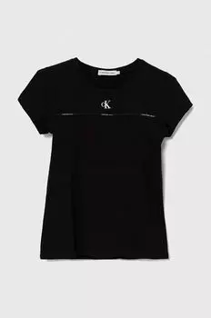 Детская футболка Calvin Klein Jeans, черный
