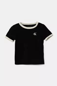 Детская футболка Calvin Klein Jeans, черный