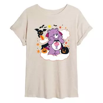 Детская футболка Care Bears с цветочным рисунком на Хэллоуин Licensed Character, бежевый