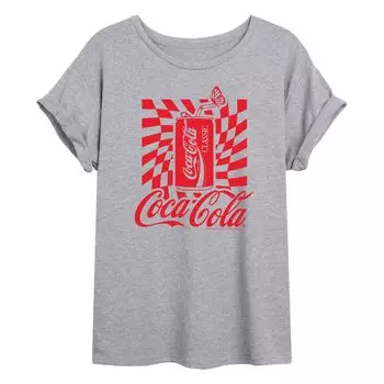 Детская футболка Coca-Cola Can Flowy Coke с рисунком Licensed Character, серый