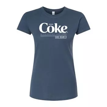 Детская футболка Coca-Cola Drink Coke с рисунком Coke Licensed Character, синий