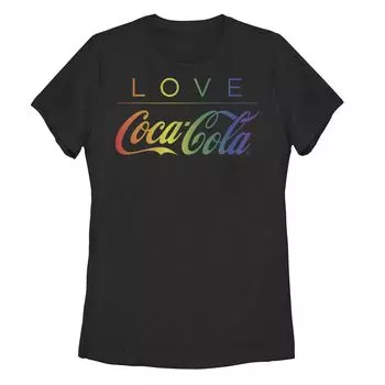 Детская футболка Coca-Cola Pride Love с радужным градиентом и логотипом Licensed Character