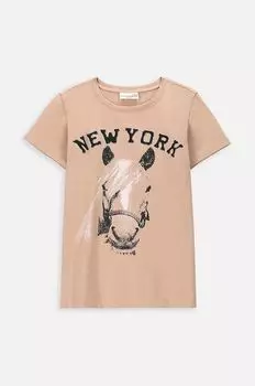 Детская футболка Coccodrillo, бежевый