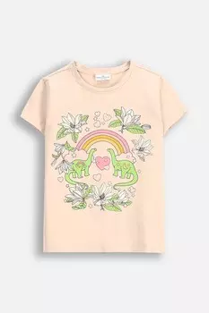 Детская футболка Coccodrillo, бежевый