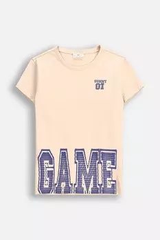 Детская футболка Coccodrillo, бежевый