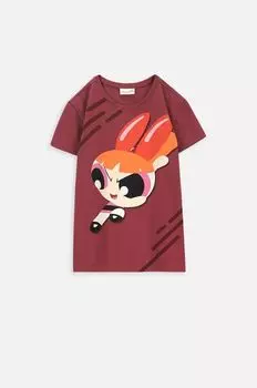 Детская футболка Coccodrillo, бордовый