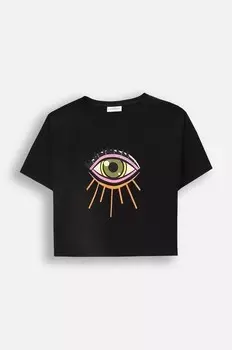 Детская футболка Coccodrillo, черный