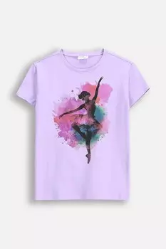 Детская футболка Coccodrillo, фиолетовый