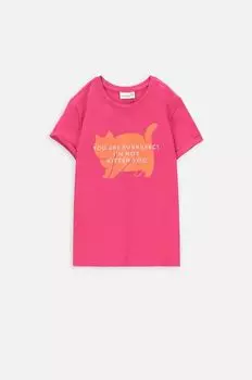 Детская футболка Coccodrillo, розовый