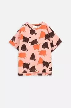 Детская футболка Coccodrillo, розовый