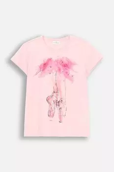 Детская футболка Coccodrillo, розовый