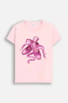 Детская футболка Coccodrillo, розовый
