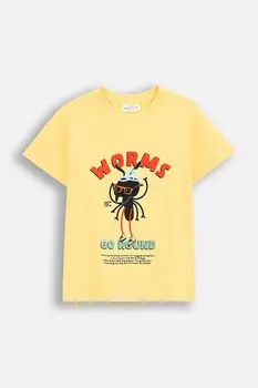 Детская футболка Coccodrillo, желтый