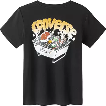 Детская футболка Converse, цвет Black