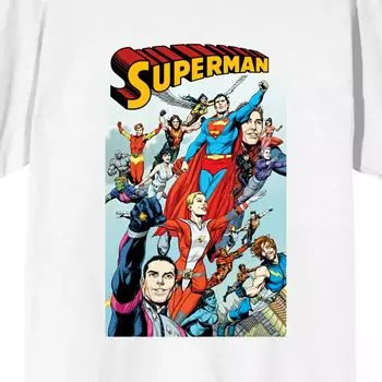 Детская футболка DC Comics с обложкой комиксов «Супермен» и графическим рисунком Licensed Character